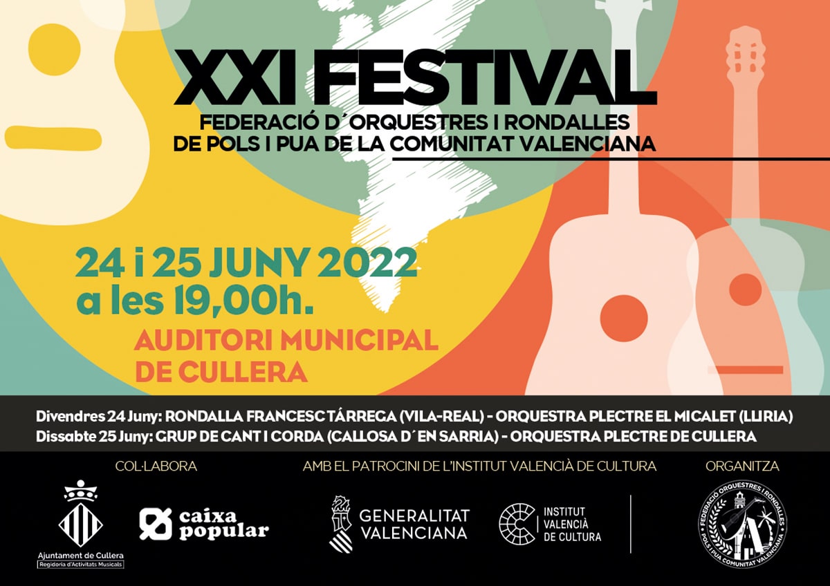 XXI Festival Federació d'Orquestres i Rondalles de Pols i Pua de la Comunitat Valenciana
