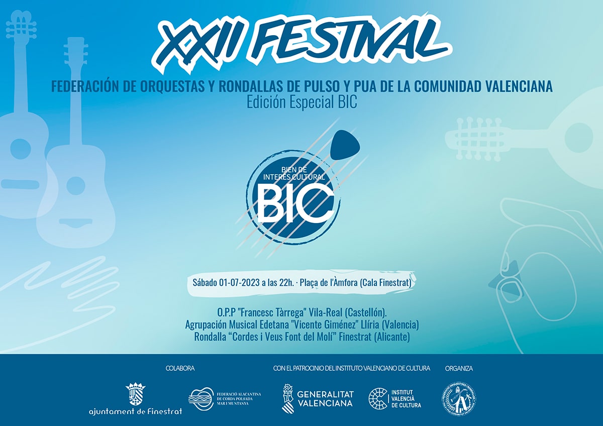 XXII Festival Federació d'Orquestres i Rondalles de Pols i Pua de la Comunitat Valenciana