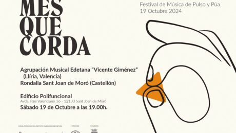 Concierto Més Que Corda el 19 de octubre en San Joan Moro