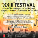 XXIII Festival Federació d'Orquestres i Rondalles de Pols i Pua de la Comunitat Valenciana