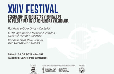 XXIV Festival Federació d'Orquestres i Rondalles de Pols i Pua de la Comunitat Valenciana