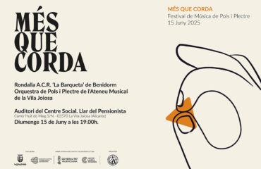 Concierto Més Que Corda el 15 de junio en Vilajoiosa