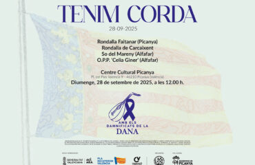Concierto 'Tenim Corda' el 28 de septiembre en Picanya