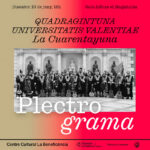 Plectrograma 2026 el 13 de junio en Valencia