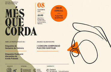 Més que Corda celebrará una edición especial con el anuncio de los ganadores de Plectro Nostrum